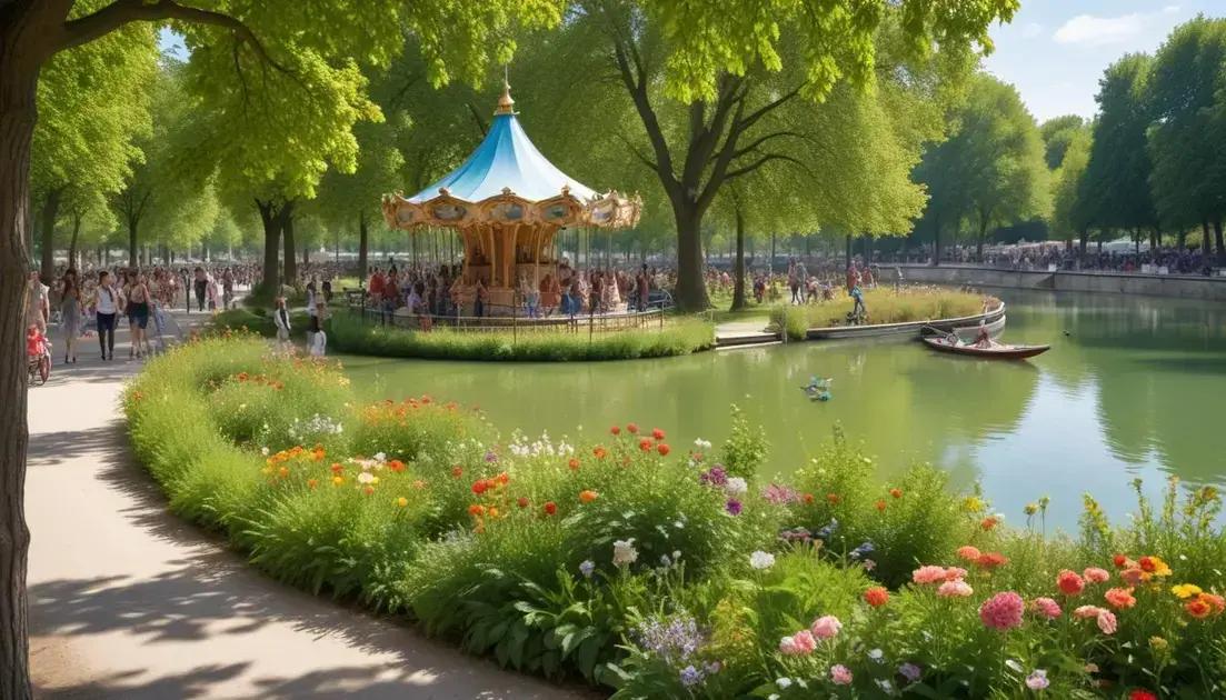 opções para famílias e crianças nos parques de paris