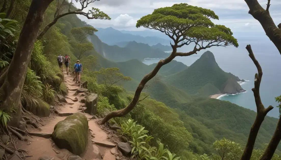 roteiro imperdível: trilha até o pico do papagaio e vistas de tirar o fôlego