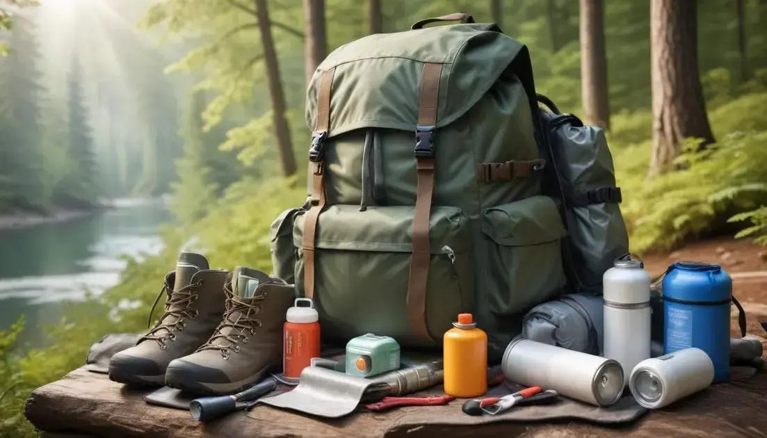 O que levar na mochila para um camping perto de São Paulo