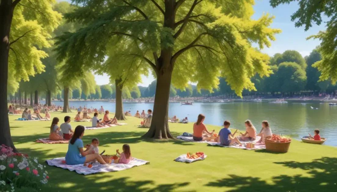 piquenique no bois de boulogne: experiência ao ar livre piquenique no bois de boulogne: experiência ao ar livre