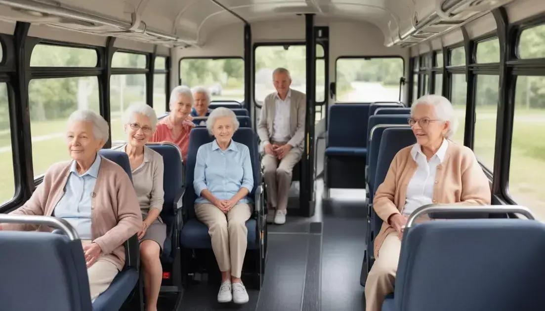 transporte ideal para idosos em excursões
