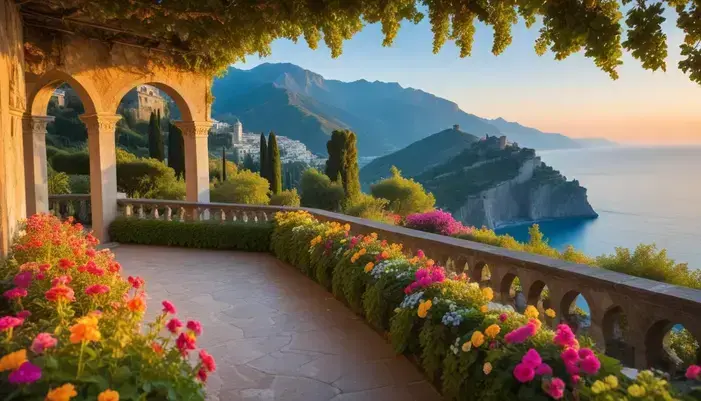 Ravello: jardins suspensos e vistas panorâmicas