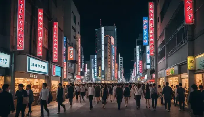 Tenjin: centro comercial e vida noturna